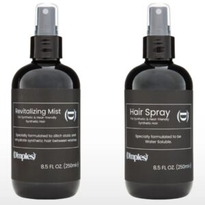 Dimples Revitalizing Mist & Hair Spray for Synthetic Hair - Combo Pack